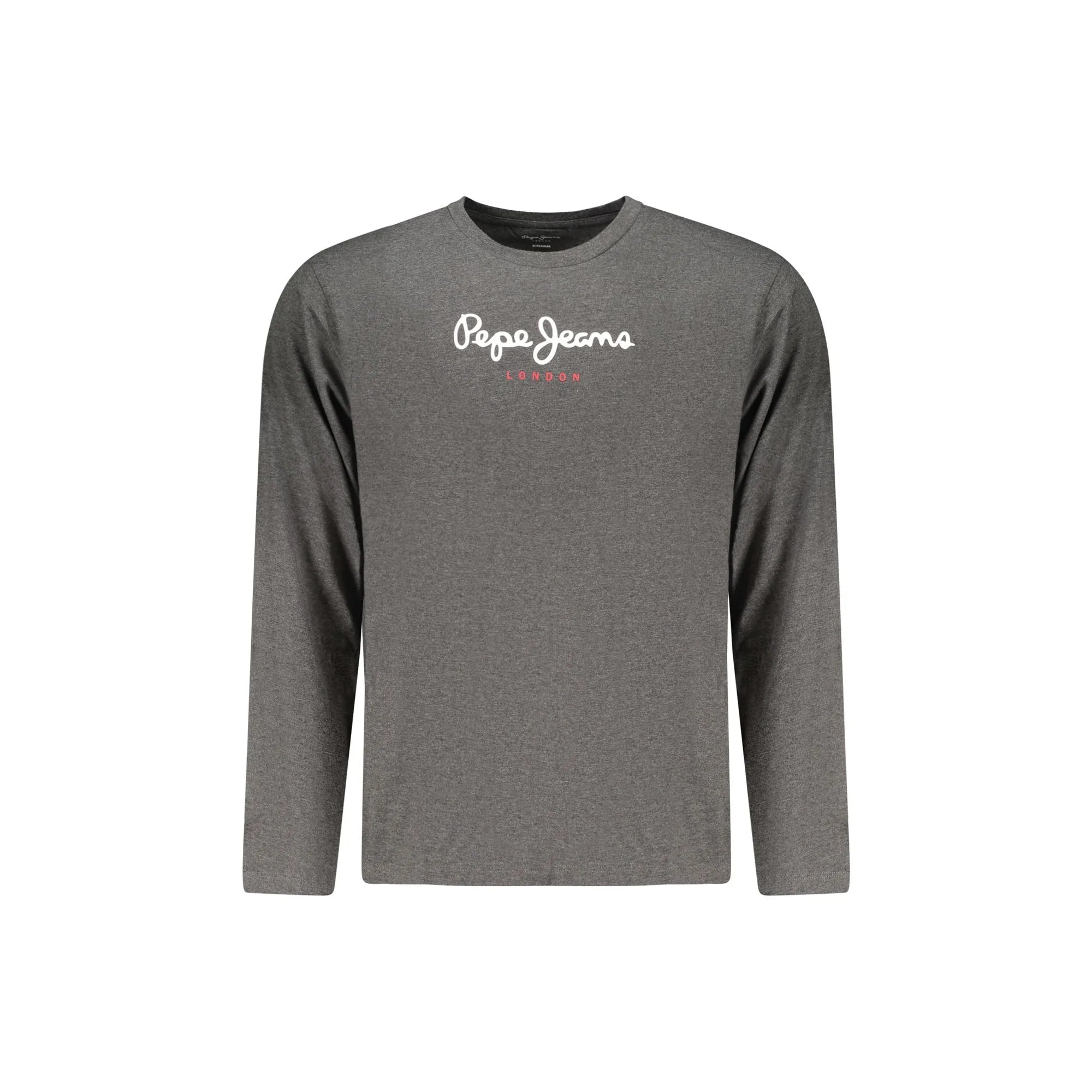 Pepe Jeans T-Shirt Maniche Lunghe Uomo Grigia Stampa Grigio - foto prodotto